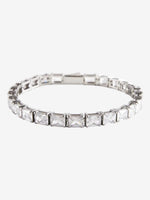 Tennis Cube Bracelet. - 7MM