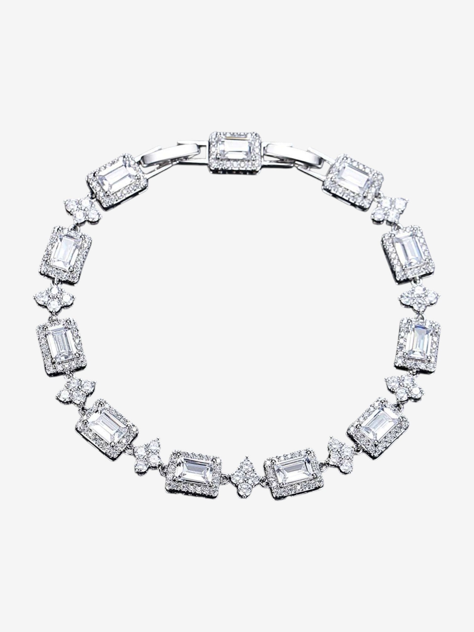 Crystal Cube Bracelet.
